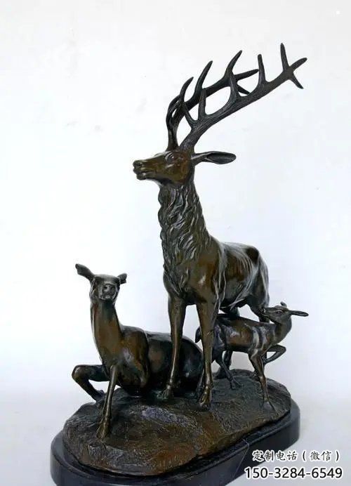銅梅花鹿雕塑供需，多彩藝術，梅花鹿銅雕塑制造商