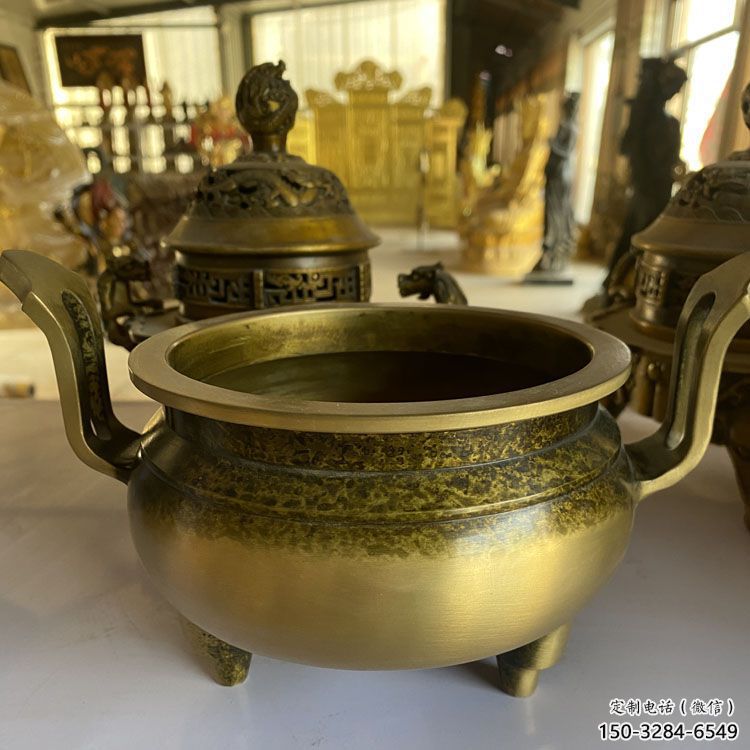 古法宣德爐雕塑