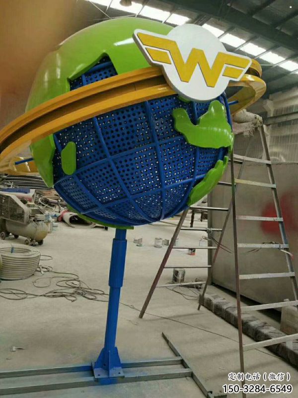 地球雕塑標(biāo)準(zhǔn)，陸地?cái)[件，不銹鋼地球雕塑定制廠家