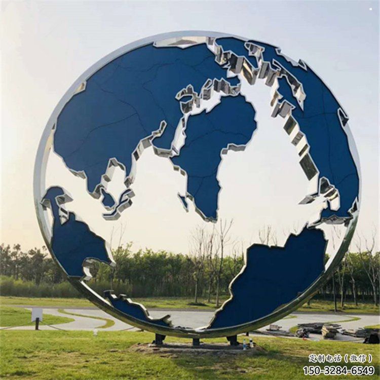 地圖雕塑定做，城區(qū)小品，不銹鋼地圖雕塑廠家定價