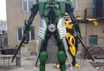 商業(yè)街機(jī)器人雕塑