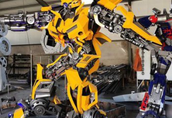 大黃蜂版機器人雕塑廠家