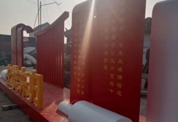 社會(huì)主義雕塑生產(chǎn)廠，黨建標(biāo)識(shí)雕塑，紅色文化宣傳題材