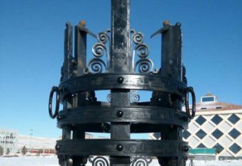 廣場(chǎng)抽象景觀地標(biāo)雕塑