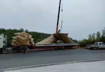 握手地標(biāo)雕塑，不銹鋼城市雕塑制作