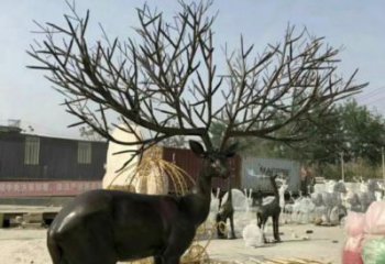 商業(yè)街麋鹿雕塑