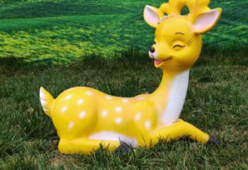 小鹿雕塑精選，戶外雕塑，景觀卡通小鹿雕塑優(yōu)價