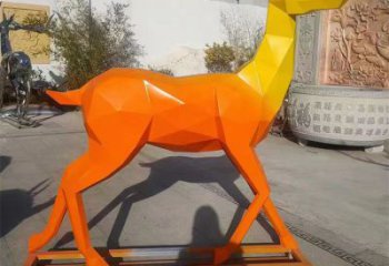 小鹿雕塑服務(wù)商，景觀雕塑，烤漆小鹿雕塑選定