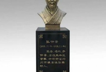 張仲景人頭像雕塑