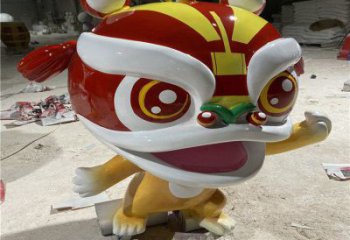 影視劇卡通獅子雕塑，創(chuàng)意藝術(shù)體系，動物美陳類型