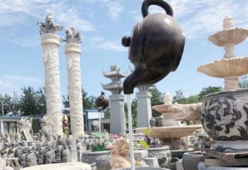 水景吊壺雕塑，多彩藝術，抽象景觀吊壺雕塑生產商