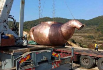 不銹鋼風景區(qū)天壺雕塑-戶外擺放-小天壺雕塑供應商