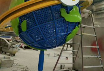 地球雕塑標準，陸地擺件，不銹鋼地球雕塑定制廠家