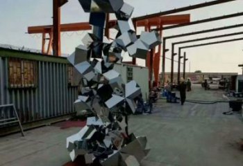 中式鵝卵石雕塑