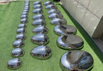 街道景觀雕塑，鍛造景觀石雕塑，古銅效果