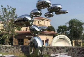 街道景觀石雕塑，鑄銅景觀雕塑，古銅效果