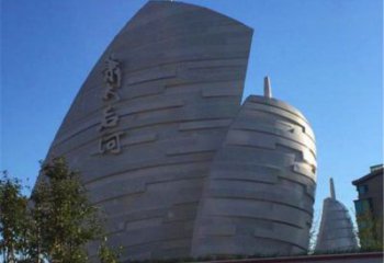 揚帆遠航雕塑制造商，戶外擺放，不銹鋼揚帆遠航雕塑廠家