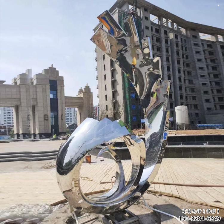 鳳凰雕塑定制，小區雕塑，不銹鋼鳳凰雕塑廠家提供