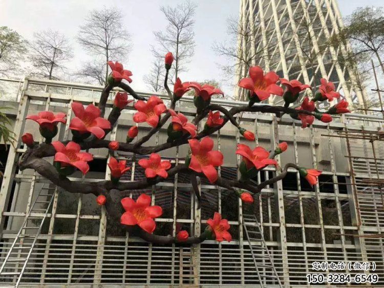 梧桐花雕塑通用，陸地擺件，各類梧桐花雕塑點擊