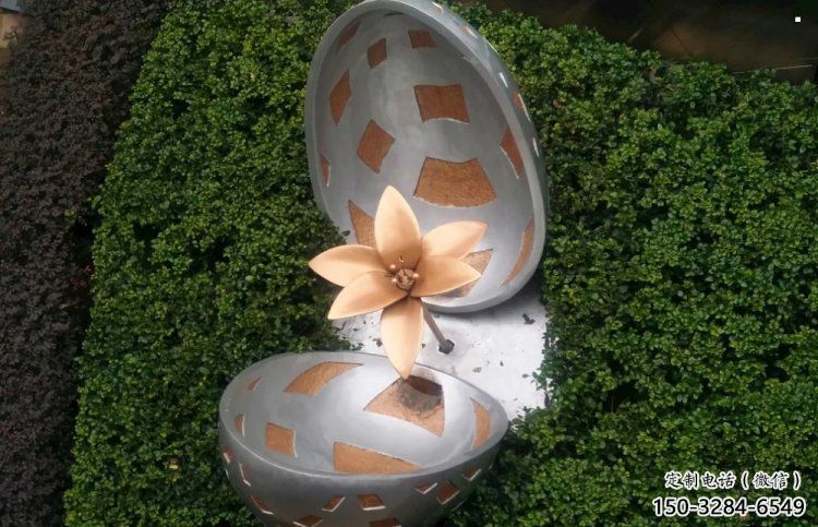 杏花雕塑供應，城市裝飾，不銹鋼杏花雕塑優選