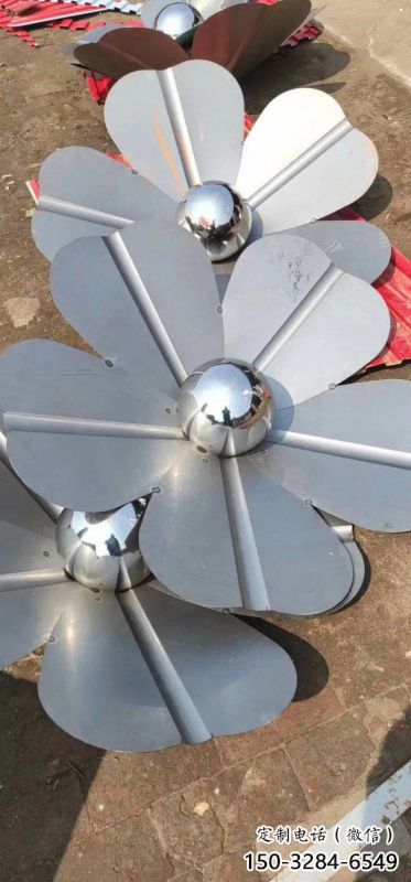 杏花雕塑制作廠(chǎng)家，戶(hù)外雕塑，不銹鋼杏花雕塑優(yōu)選