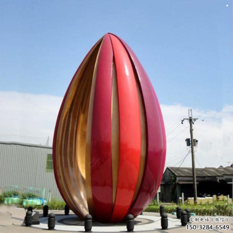 郁金香雕塑定價(jià)，街景小品，不銹鋼郁金香雕塑工廠