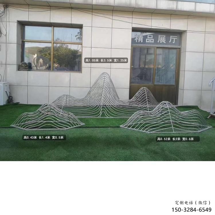 不銹鋼假山雕塑，廣場雕塑，鏤空假山雕塑廠家