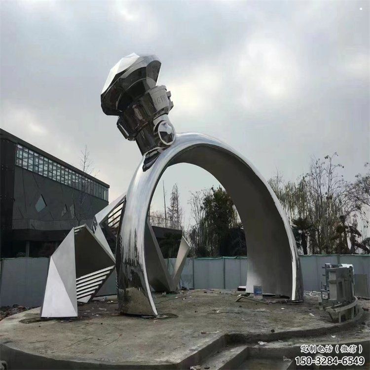 鉆戒雕塑服務(wù)商，景觀雕塑，不銹鋼鉆戒雕塑廠家選定