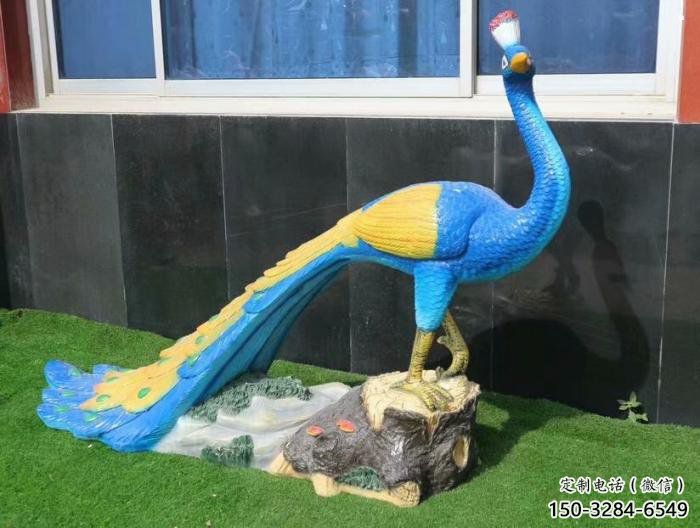 孔雀雕塑廠家，景觀概念，仿真孔雀雕塑通用