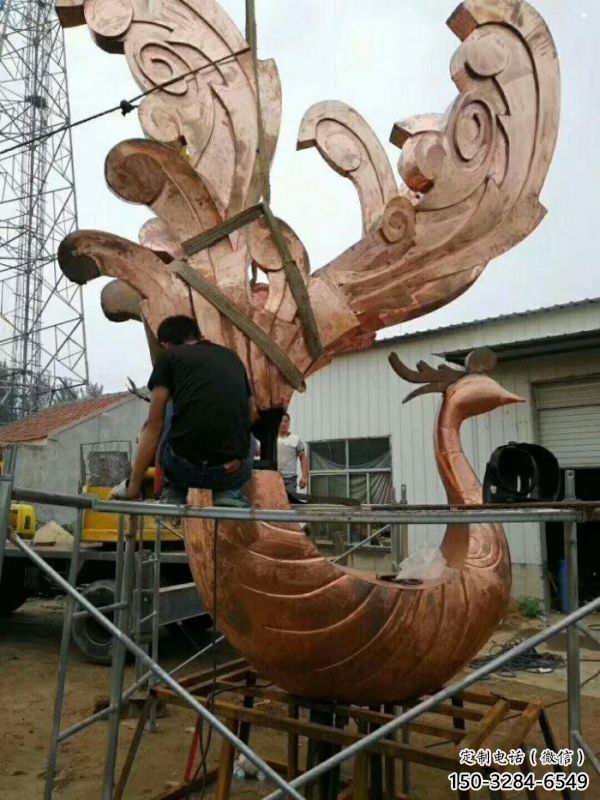 孔雀雕塑生產(chǎn)，戶外擺放，景觀銅孔雀雕塑精選