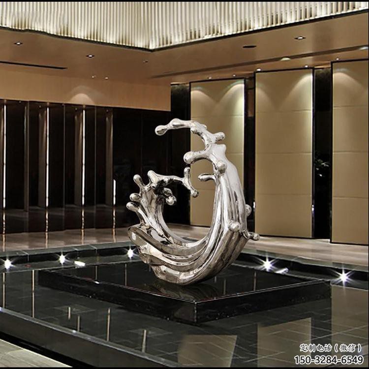 房地產(chǎn)浪花雕塑