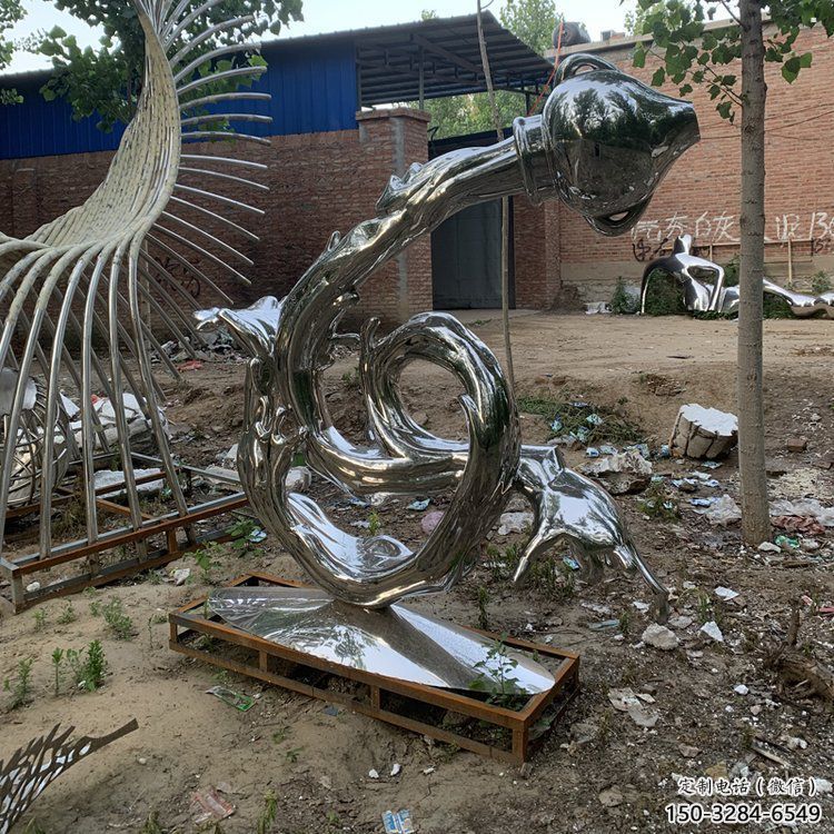 浪花雕塑批發(fā)，標(biāo)識(shí)雕塑，展示浪花天壺雕塑優(yōu)選