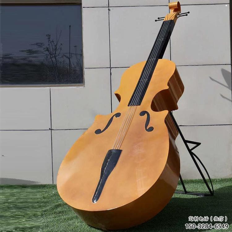 小提琴雕塑定做，標(biāo)識雕塑，不銹鋼小提琴雕塑選定