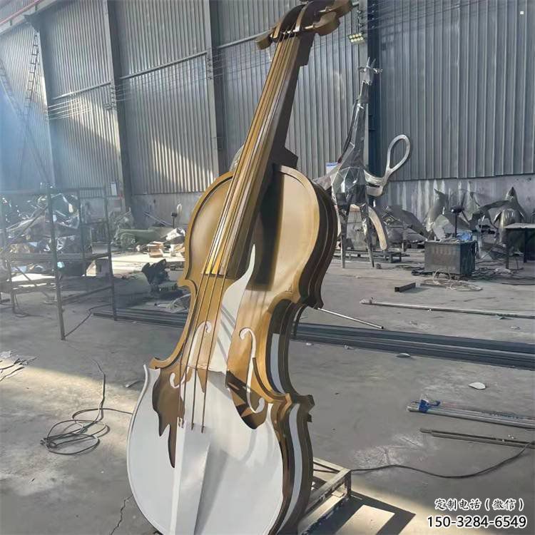 小提琴雕塑供給，街道標(biāo)識(shí)，不銹鋼小提琴雕塑供應(yīng)