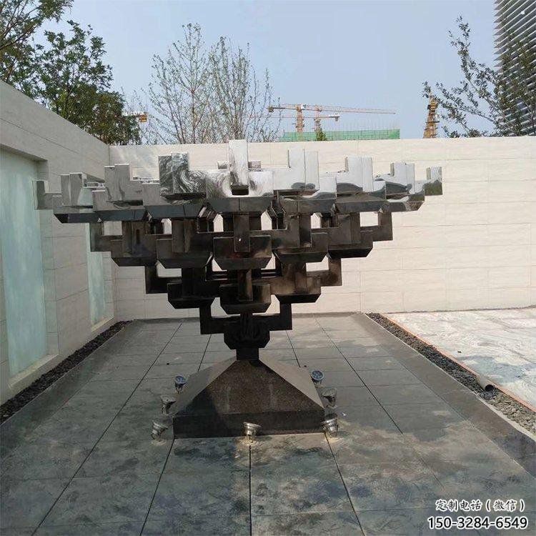 方塊雕塑供給，景觀雕塑，不銹鋼方塊雕塑選定