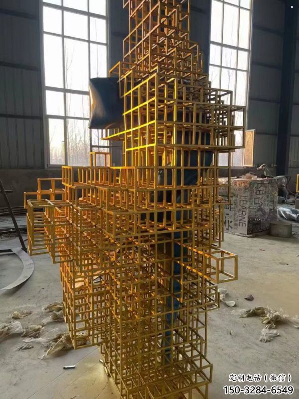 別墅區(qū)積木雕塑