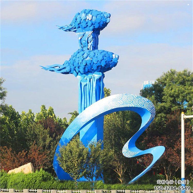 景觀和字雕塑供需，彩鋼制作，大型不銹鋼和字雕塑廠家