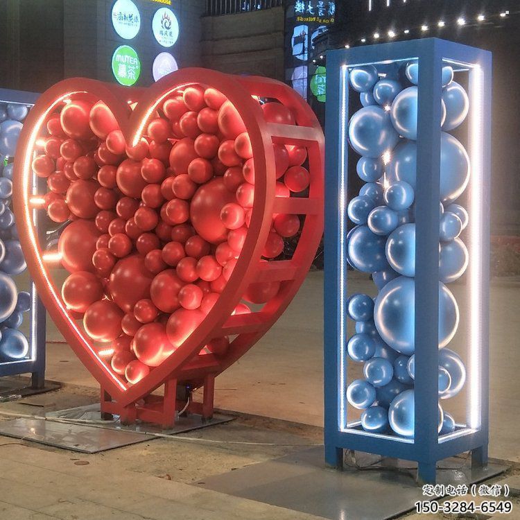 房地產(chǎn)Love雕塑精品，標(biāo)識(shí)雕塑，不銹鋼Love雕塑廠家供給