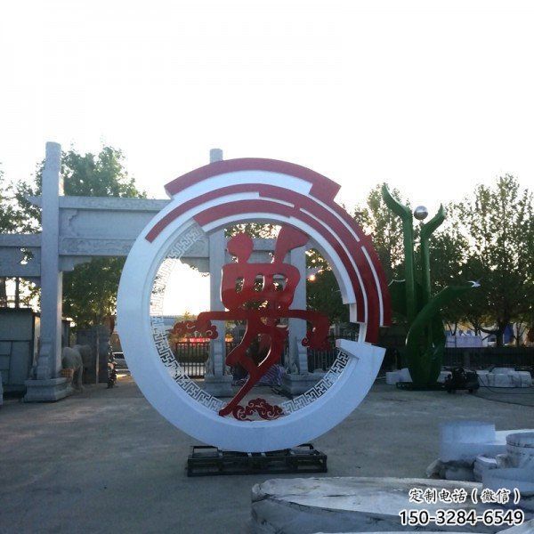 夢字雕塑常用，鋼管組合，不銹鋼夢字雕塑生產廠家