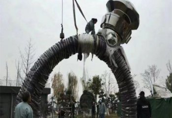 鉆戒雕塑精選，陸地擺件，公園景觀鉆戒雕塑廠家