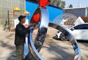 鉆戒雕塑制作專供，園林裝飾，建筑鉆戒雕塑廠家