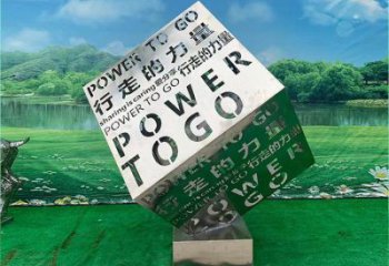 大型魔方雕塑定制，多彩藝術，景觀燈光魔方雕塑定價