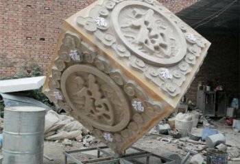 魔方雕塑訂做，多彩藝術，戶外字體魔方雕塑制造
