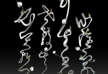 藝術(shù)字雕塑指用，景觀雕塑，不銹鋼藝術(shù)字雕塑點(diǎn)擊