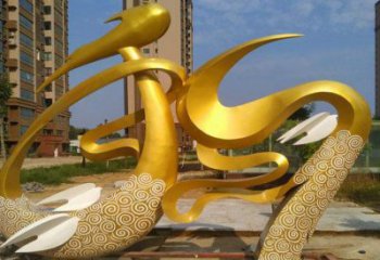 抽象和字雕塑展品，小區雕塑，不銹鋼和字雕塑制作精選