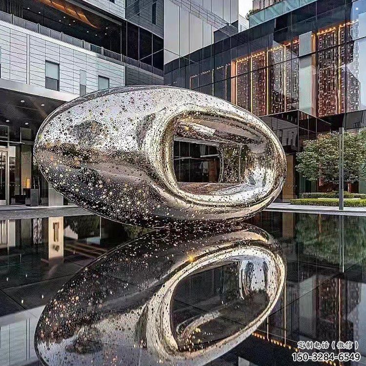 方孔球雕塑承接，戶外雕塑，不銹鋼方孔球雕塑生產(chǎn)