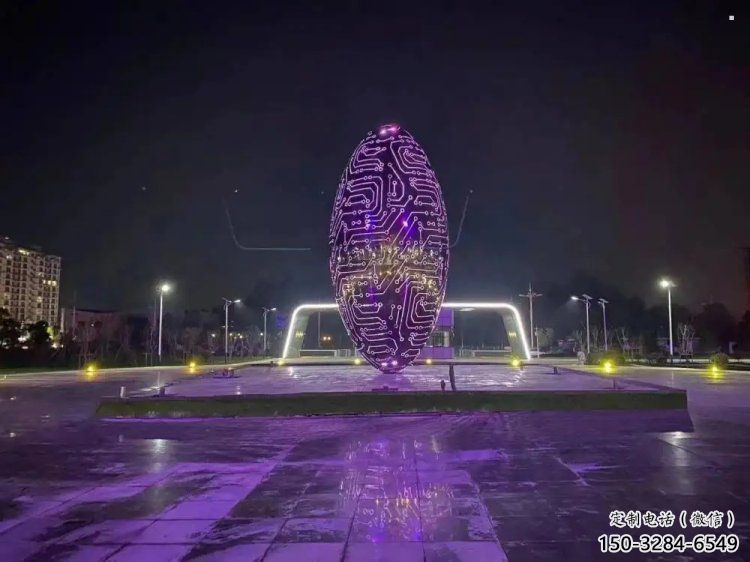 燈光球雕塑生產，戶外擺放，不銹鋼燈光球雕塑精選