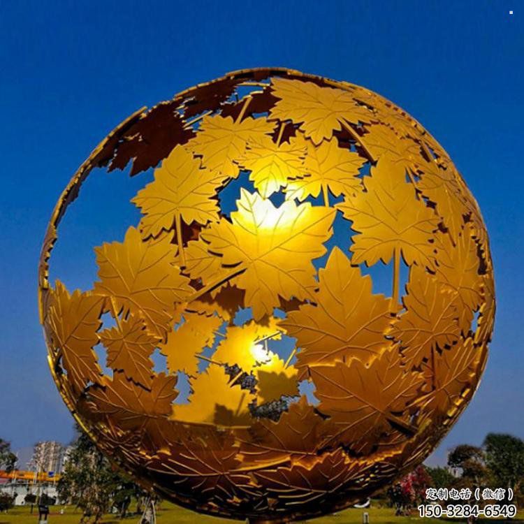 花球雕塑方案，景區(qū)雕塑，不銹鋼花球雕塑精選