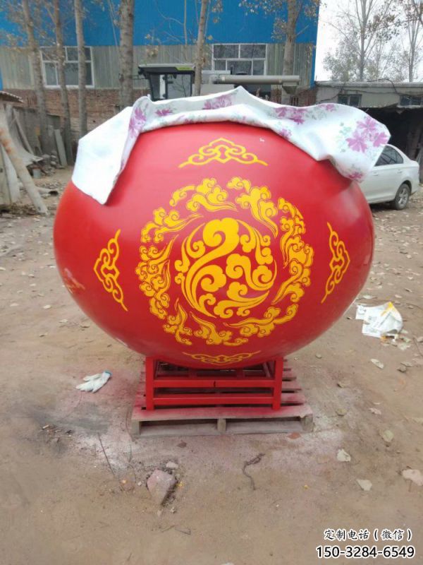 花紋球雕塑生產商，鍛造工藝，不銹鋼花紋球雕塑生產