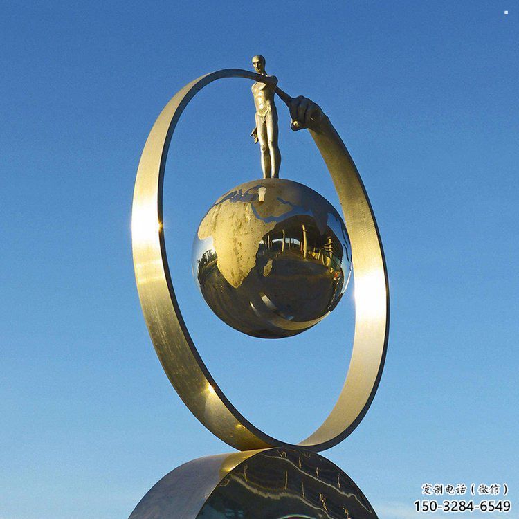 現(xiàn)代星球雕塑